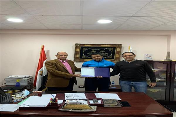 تكريم مسئول ذوي الهمم بمديرية الشباب والرياضة بالاقصر ومتابعة المشروع القومى للموهبة بالاقصر