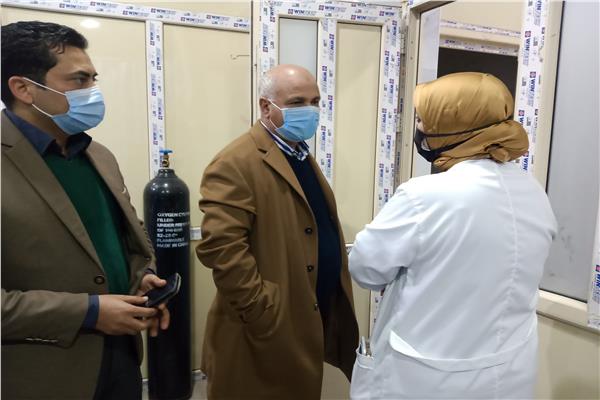 جولة تفقدية مسائية لوكيل صحة الغربية  لمتابعة سير العمل بمستشفى صدر طنطا 