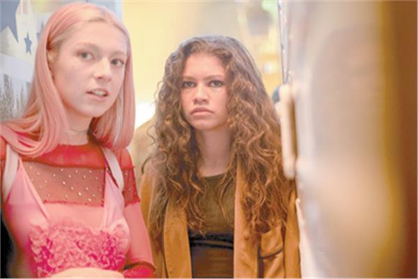 مشهد من مسلسل «Euphoria»