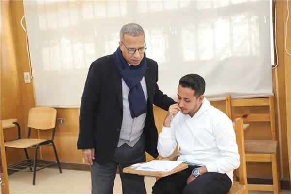  تواصل الامتحانات بجامعة جنوب الوادي وسط اجراءات احترازية مشددة 