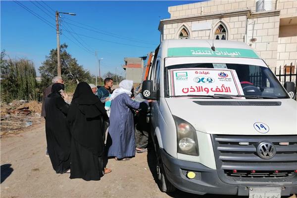القافلة الطبية بأبو جريدة تقدم الخدمات العلاجية لعدد ١٤٨٧ مواطن