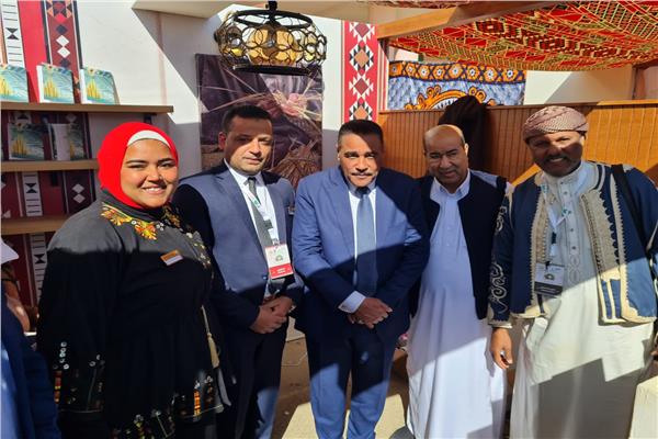 جانب من مشاركة البنك في معرض التمور المصري