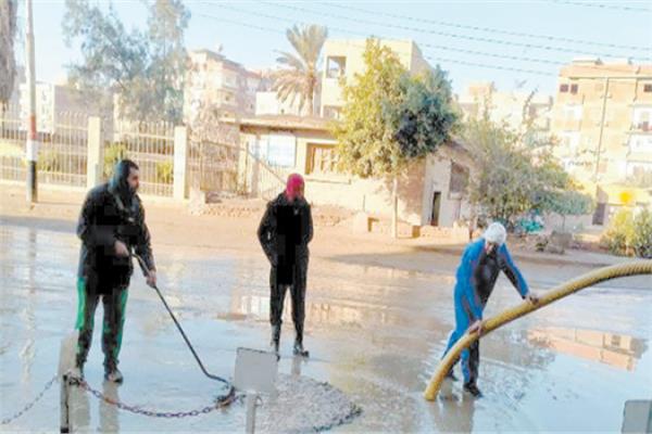 استمرار هطول الأمطار على الإسكندرية 