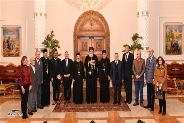 \البابا تواضروس يستقبل خدام "متى ٢٥"