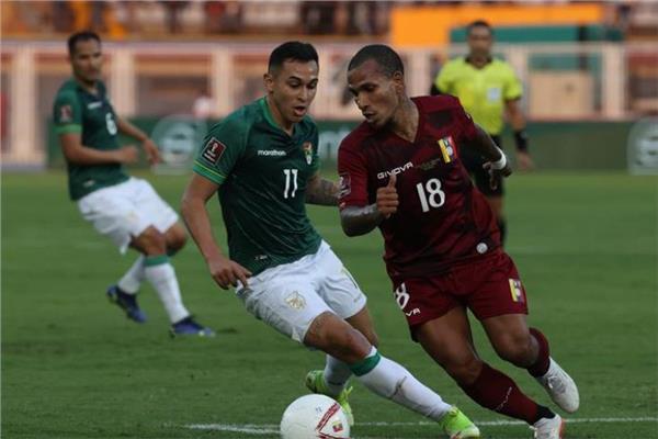 صورة من مباراة فنزويلا وبوليفيا