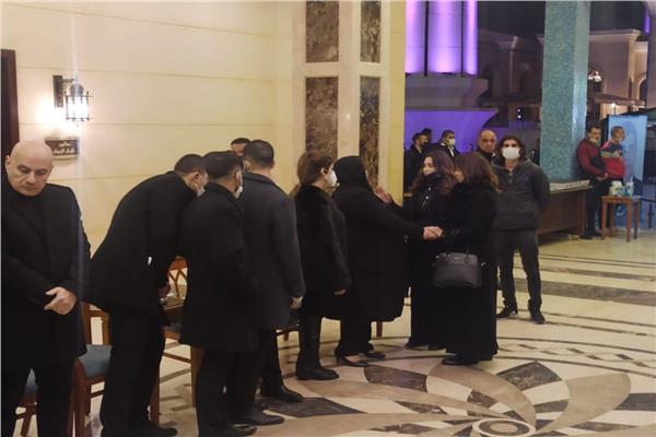 عزاء ياسر رزق من مسجد المشير