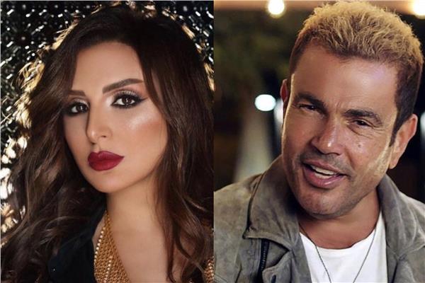 عمرو دياب وأنغام 