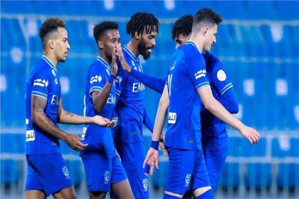لاعبي فريق الهلال السعودي