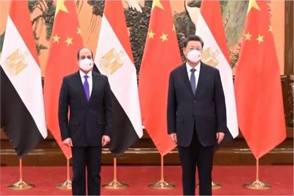 الرئيس السيسي ونظيره الصيني