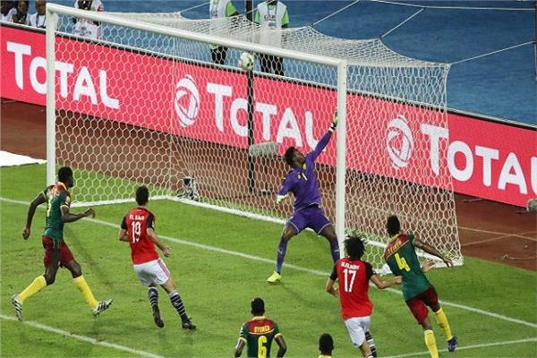 جانب من مباراة سابقة للمنتخب