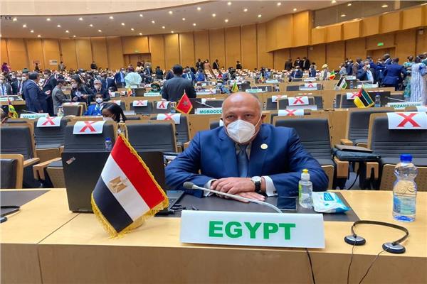 وزير الخارجية يُمثل مصر في اجتماعات الدورة العادية الخامسة والثلاثين لقمة الإتحاد الإفريقي