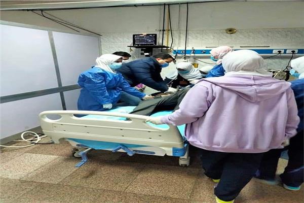 إنقاذ حياة شاب بعد توقف قلبه بقويسنا 