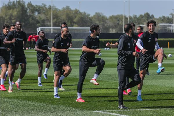 جانب من مران الاهلي