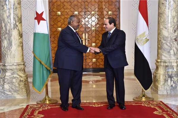 عبد الفتاح السيسي وإسماعيل عمر جيلة