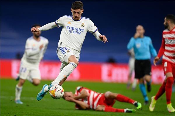 صورة من مباراة ريال مدريد وغرناطة 