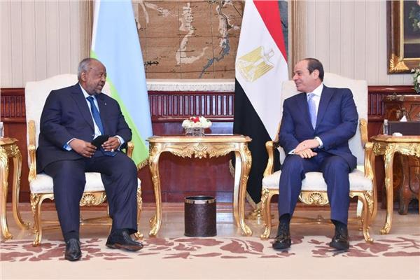 الرئيس السيسي ونظيره الجيبوتي 