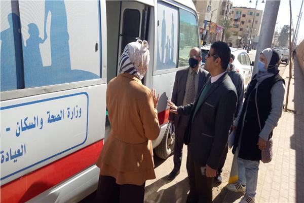 إنطلاق اليوم الأول للحمله المكبرة للتطعيم ضد فيروس كورونا بأشمون 