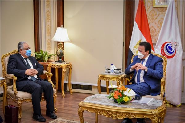 لدكتور خالد عبدالغفار يبحث سبل التعاون مع جامعة هارفارد