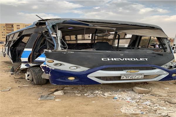 حادث تصادم أتوبيس تابع لمرفق النقل الداخلية