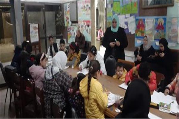 ورش فنية بثقافة أحمد بهاء الدين للطفل