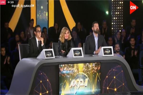 يسرا مع عمرو يوسف ومروان حامد