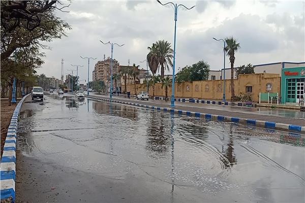أمطار غزيرة في السويس