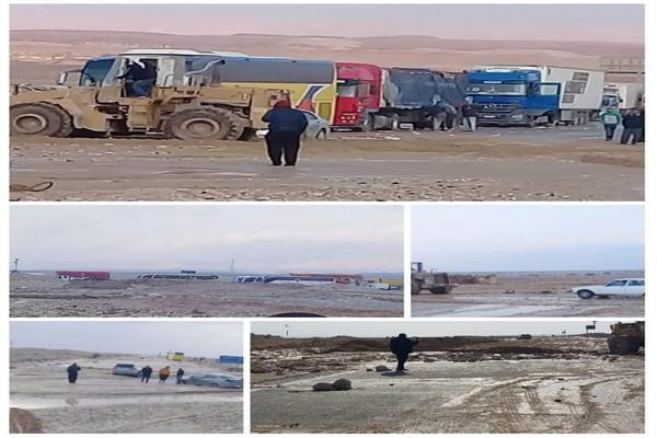 إعادة فتح طريق الزعفرانة رأس غارب بعد إغلاقه بسبب السيول
