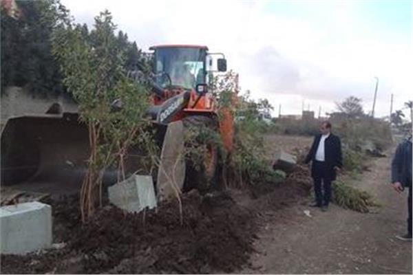 ضبط 6 حالات تعدي على الأرض الزراعية بالبدرشين