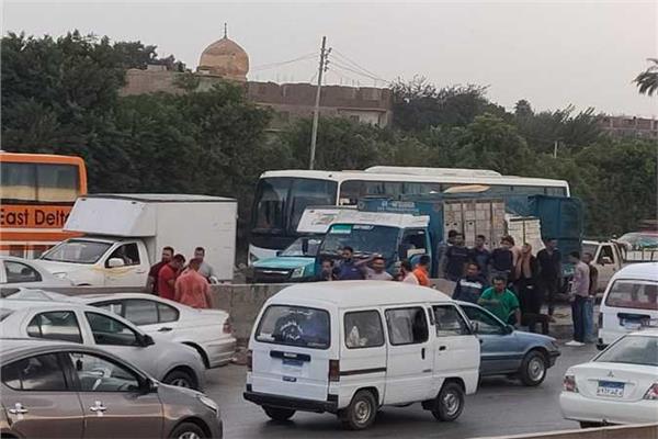 الطريق الزراعي بالقليوبية