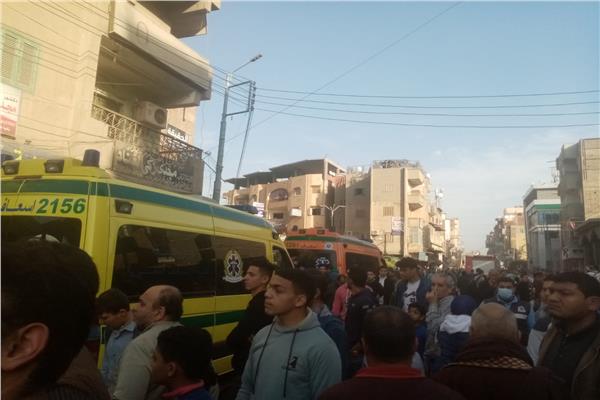 حادث حريق محطة تموين السيارات