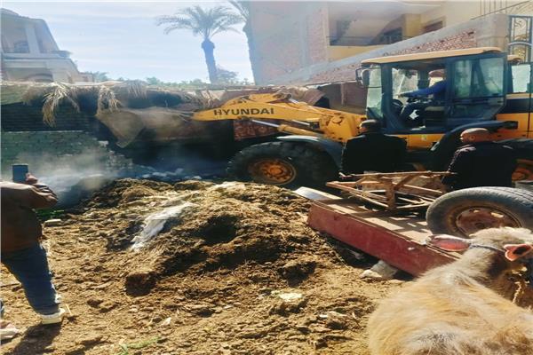مواجهة مخالفات البناء والتعديات علي الأراضي الزراعية 