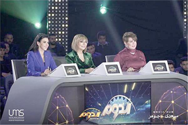 نجوى إبراهيم ولميس الحديدى وجاسمين طه لجنة تحكيم الـ «الدوم»