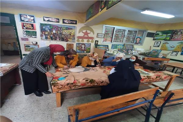 معرض منتجات نسجية بالقليوبية   