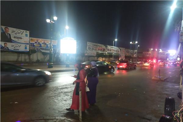 هطول أمطار متوسطة على مدينة دمنهور ومدن البحيرة 