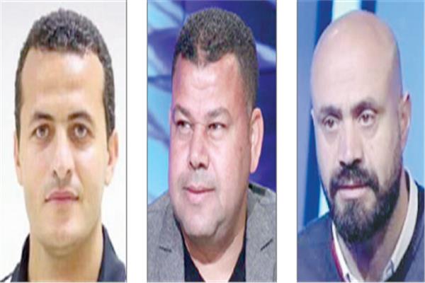 رضا شحاتة   حمد إبراهيم   تامر مصطفى