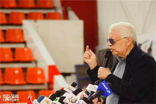 رئيس الزمالك مرتضى منصور