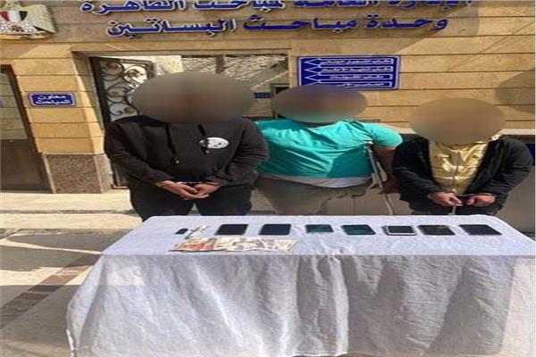 اللصوص وامامهم المضبوطات