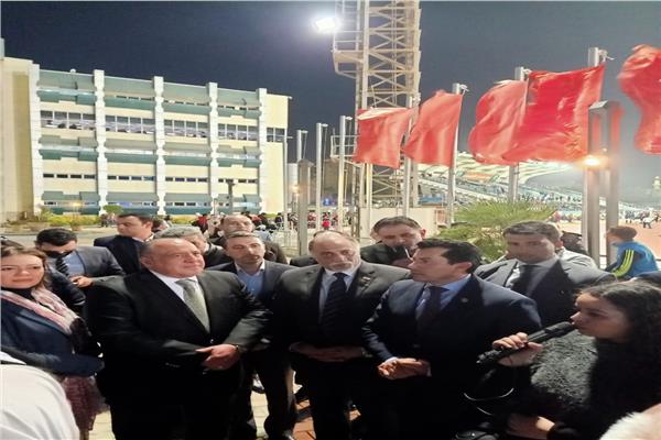  الدكتور عبد الهادى القصبى و وزير  الشباب والرياضة