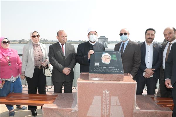 وزير الأوقاف ومحافظ بني سويف يتفقدان كورنيش النيل السفلي بعد تطويره