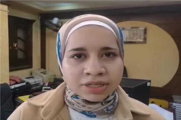 الطالبة مي أمام مصطفي الشافعي