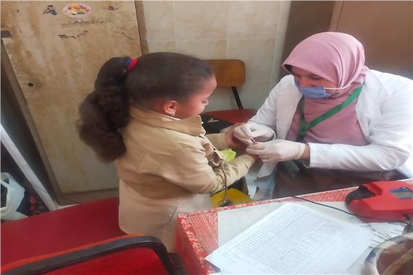 جانب من القافلة الطبية
