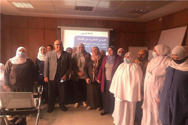 تمريض جامعة المنوفية تدشن دوره تدريبيه لتأهيل هيئة التمريض لرعاية مرضى السرطان