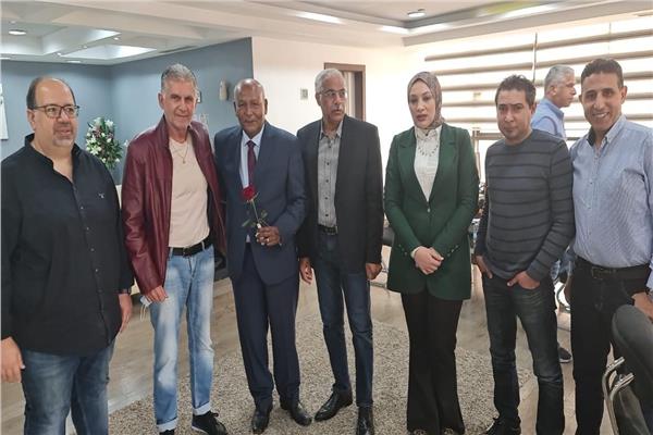 جانب من تكريم اتحاد الكرة 