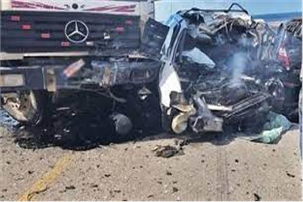 مصرع  شخص في حادث تصادم سيارة بالبدرشين