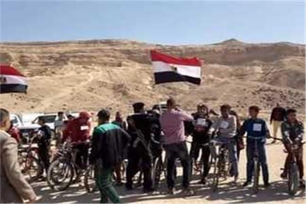 " دراجتك صحتك " ..ماراثون بالمنطقة الأثرية في ديرمواس بالمنيا 