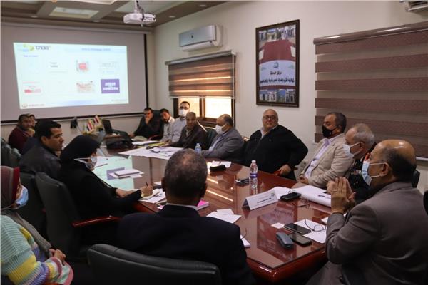 اجتماع مياه أسيوط والقابضة