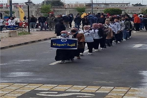 فعاليات المهرجان الكشفى الثامن بجامعة دمنهور