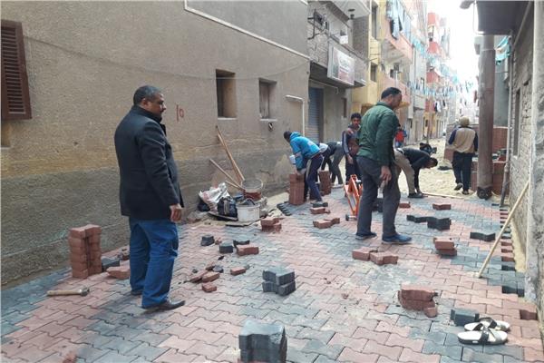 المنوفية : متابعات ميدانية لأعمال تطوير كوبري قويسنا العلوي