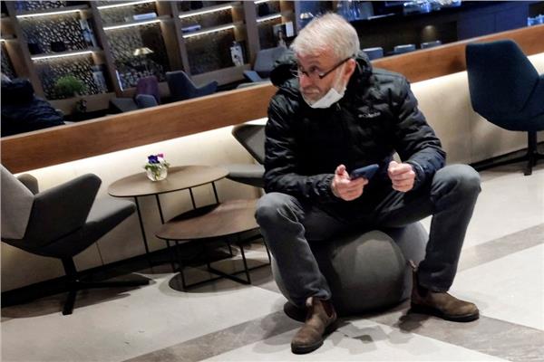 رجل الاعمال الروسي رومان أبراموفيتش في مطار بن جوريون
