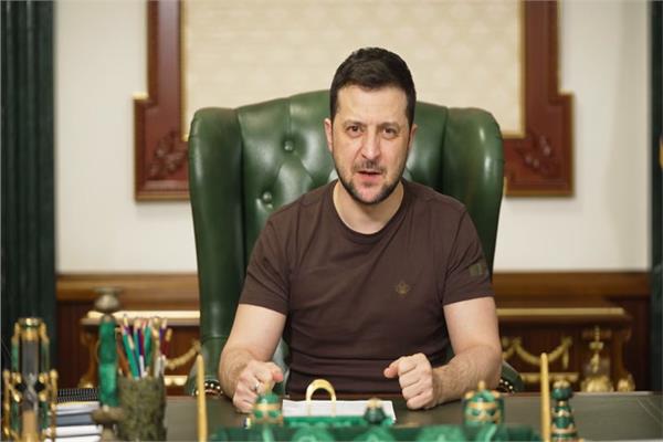 الرئيس الأوكراني فلاديمير زيلينسكي